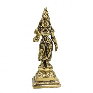 lakshmi devi brass idol, lakshmi devi statue, lakshmi devi murti
