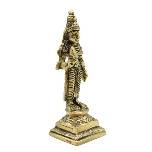 Brass Lakshmi Devi Idol for Diwali Pooja