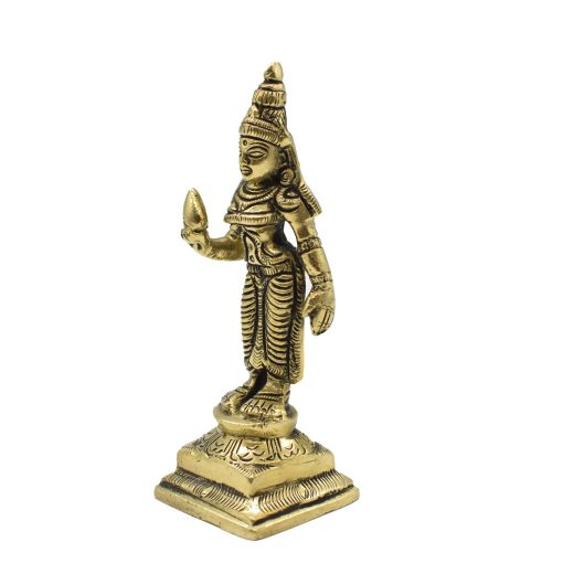 Brass Lakshmi Devi Idol for Diwali Pooja