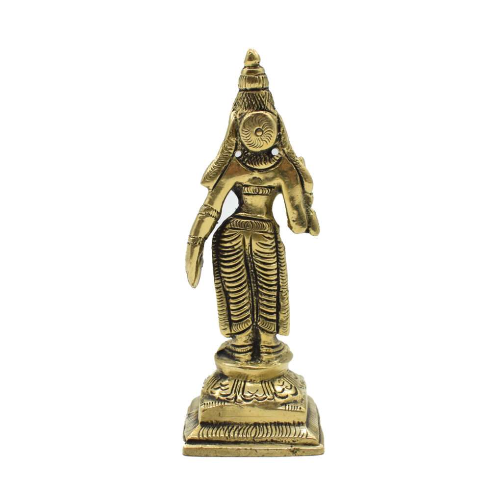 Brass Lakshmi Devi Idol For Pooja Buy Online From Puja N Pujari