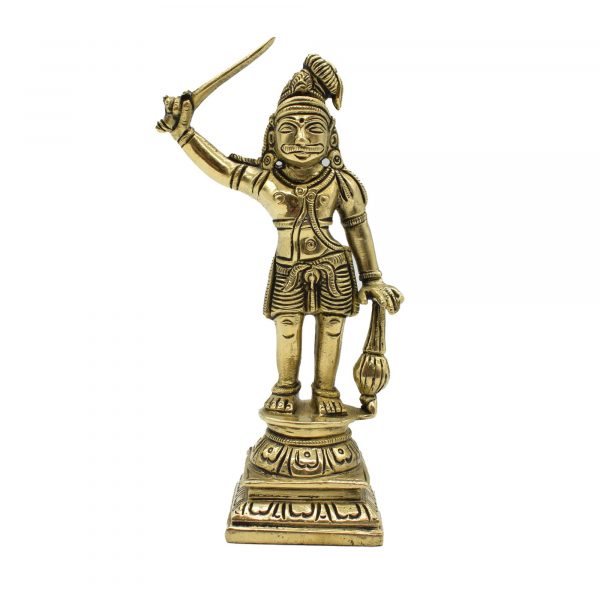 Madurai Veeran Ayyanar Brass Statue