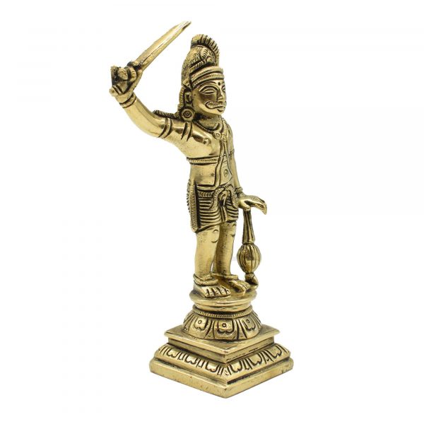 Madurai Veeran Ayyanar Brass Statue