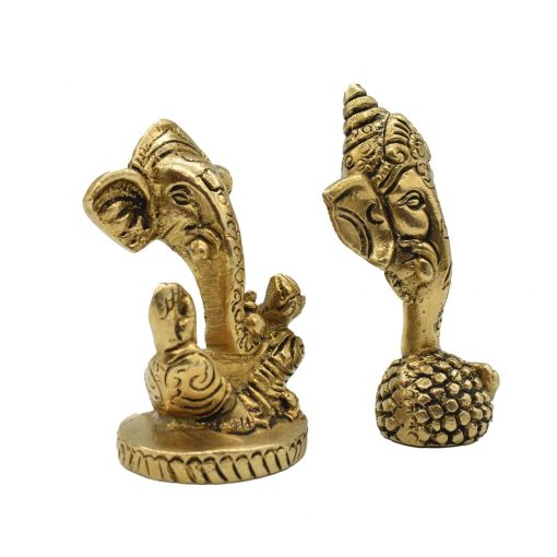 Brass Ganesh Idols Set