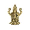 Brass Lakshmi Devi sitting on lotus