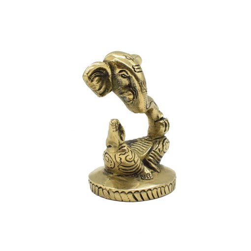 Brass Ganesha Sitting for home decor