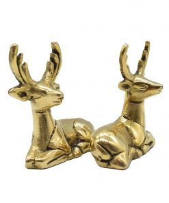 Twin Brass Deer for Vastu