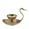 Brass Diya Lamp Kuber Deepak With Swan Design