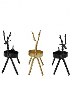 Reindeer Tea Light Candle Holders - Puja N Pujari