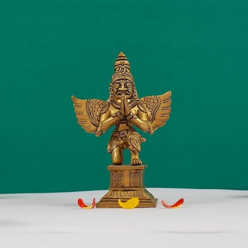 Brass Garuda sitting  Garudan / Garudar Vahana of Vishnu