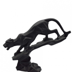 Black Panther Cheetah Statue Showpiece -Puja N Pujari