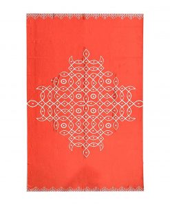 Backdrop for House Warming Decoration Red Colour Kollam Design Festival Backdrop Decoration Clothes