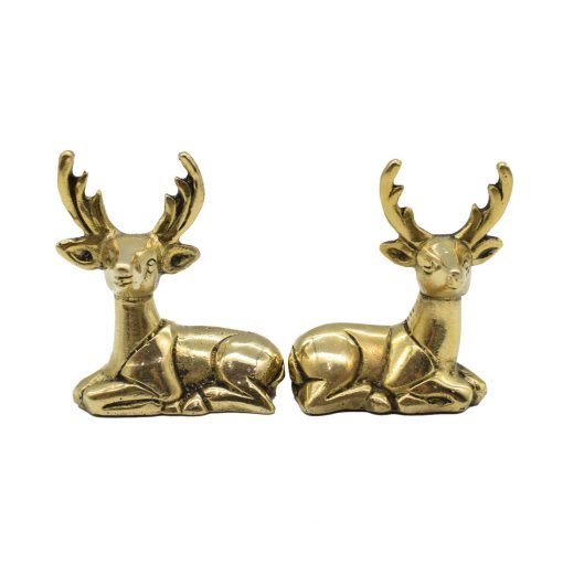 Twin Brass Deer for Vastu