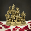 Brass-Shiva-Parivar-Idol-with-Ganesha-and-Karthikey