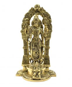 Brass Vishnu Showpiece Idol for Home Decoration and Gifting