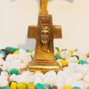 Jesus Christ Statue Idol for Home - Jesus Christ Cross Statue for Car Dashboarad