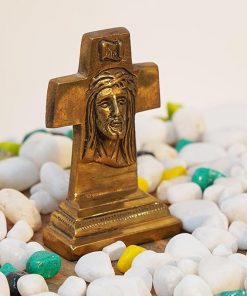 Jesus Christ Statue Idol for Home - Jesus Christ Cross Statue for Car Dashboarad 2