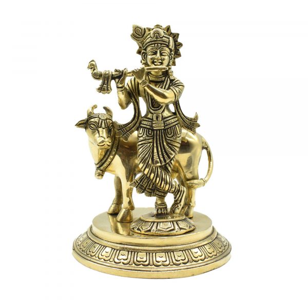 Brass Ganesha Sitting on Lotus - Puja N Pujari - Book Pandit for Puja ...