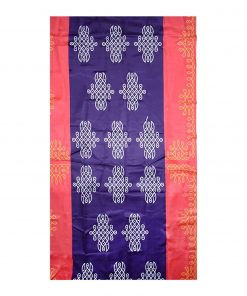 Blue Kolam Design Backdrop Cloth for Decoration Pooja and All Festivals