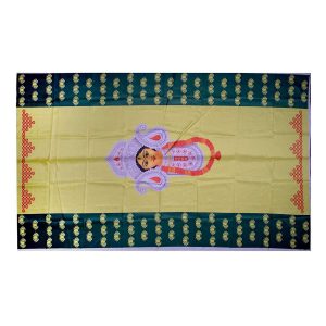 Goddess Maa Durga Mata Design Backdrop Cloth for Decoration Pooja and All Festivals