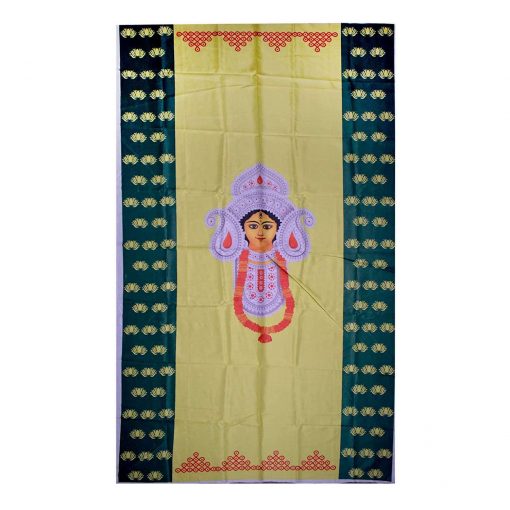 Goddess Maa Durga Mata Design Backdrop Cloth for Decoration Pooja and All Festivals