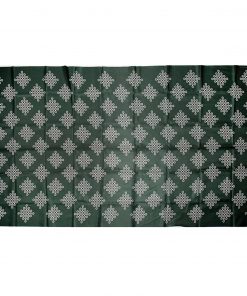 Green Kolam Design Backdrop Cloth for Decoration Pooja and All Festivals