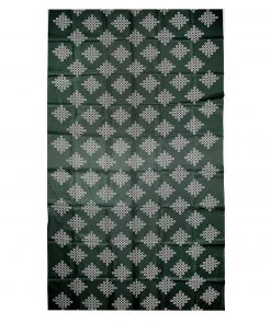 Green Kolam Design Backdrop Cloth for Decoration Pooja and All Festivals