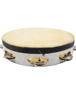 PujaNPujari Tambourine Hand Percussion Musical Instrument 9 Inch