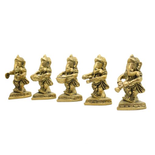 PujaNPujari Ganesh Ganapati Idols Set of 4