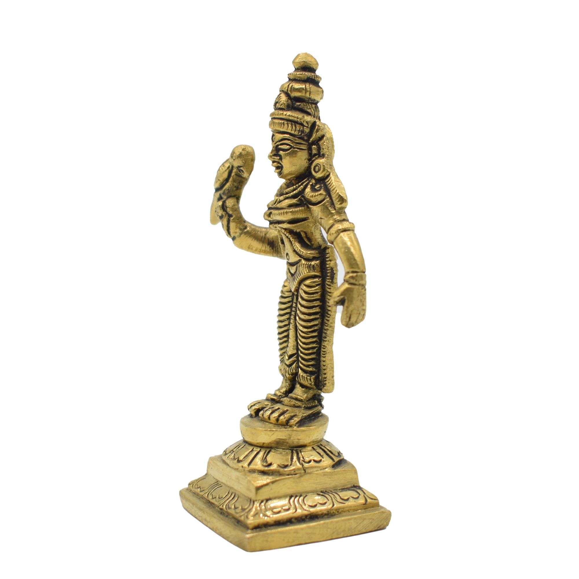 Devi Madurai Meenakshi Amman - Brass Statue »