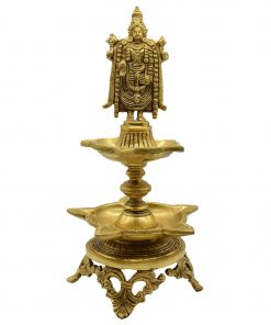 Tirupati balaji Brass Long Diya lamp