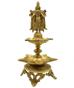 Tirupati balaji Brass Long Diya lamp