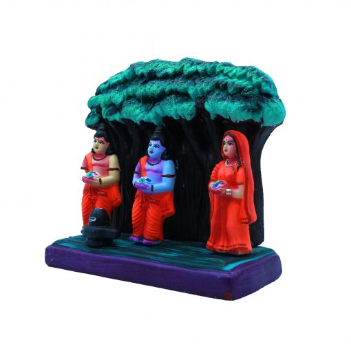 Ram Worshiping Shiva Linga Rameshwaram Navarathri Golu Dolls