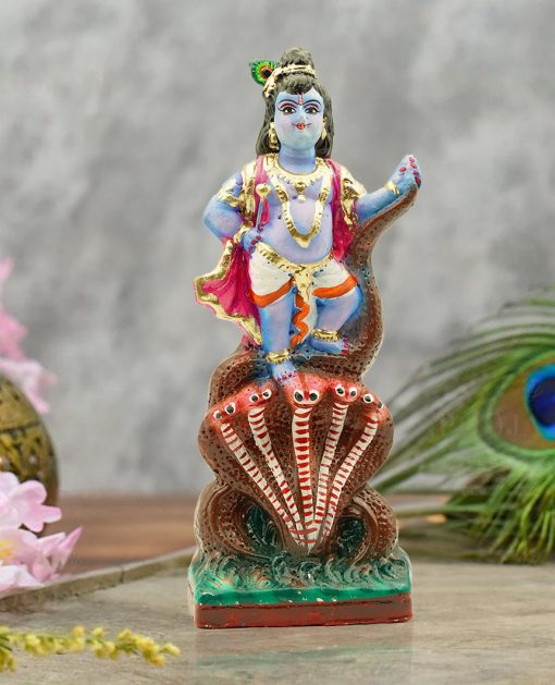 Handmade Kalinga Narthana Krishna Navaratri Golu Dolls - Image 5