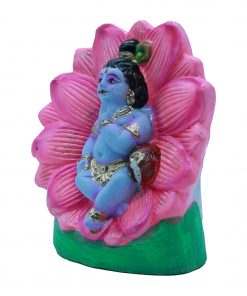 Krishna siting on Lotus Golu Dolls Set