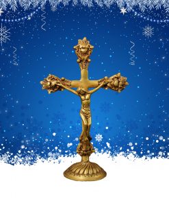 Jesus Christ Cross Statue for Home Decor and Car Dashboard