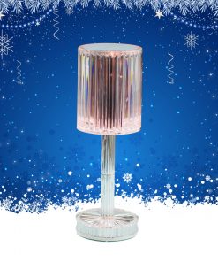 Portable Crystal Table Lamp,16 Color Touch Control Rechargeable