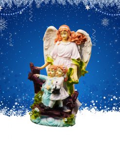 Angel Statue Nativity Crib Set for Christmas