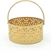 Metal Flower Basket With Handle