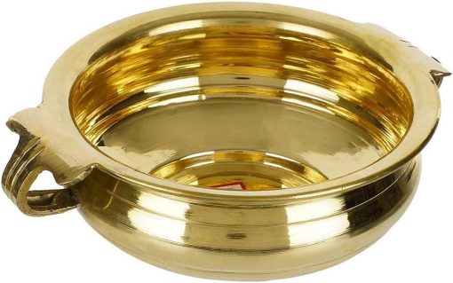 Brass Decorative Urli Bowl (Gold) - Image 3