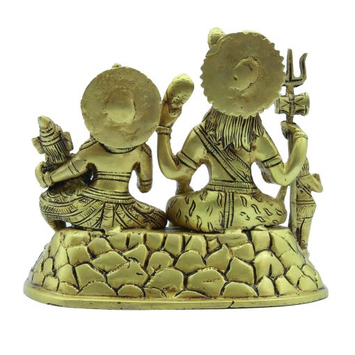 Brass shiva family for puja and home decor - Image 4