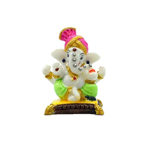 Ganesh Ganpati Beautiful Car Dashboard Idol