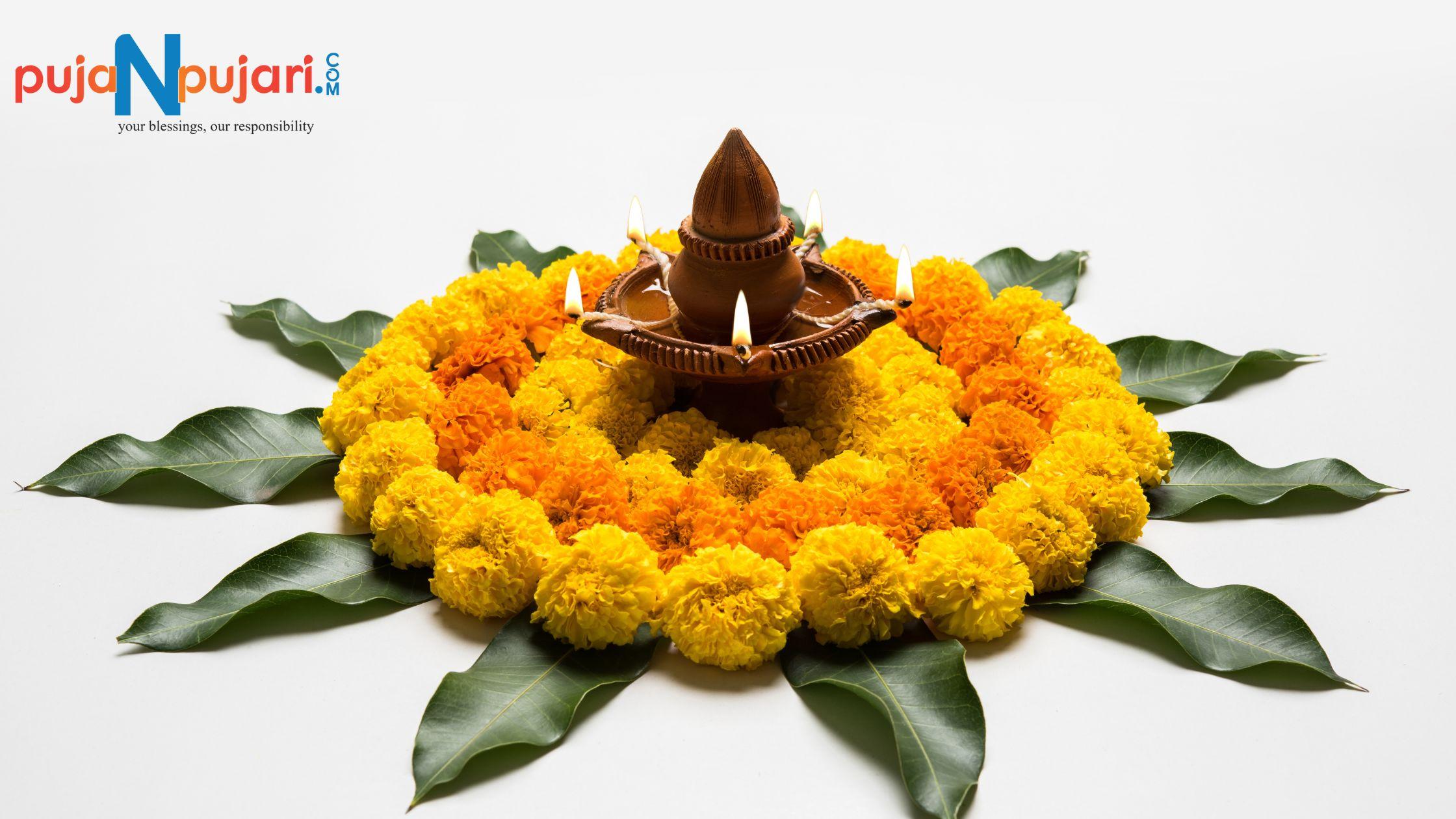 Buy Pooja Flowers Offerings to the God From Puja N Pujari