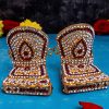 Brass Varalakshmi Hands And Legs With Stone -Puja N Pujari