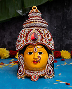 Varalakshmi Amman Face With Decoration -Puja N Pujari