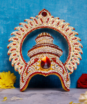 Crown For Varamahalakshmi Idol Decoration -Puja N Pujari