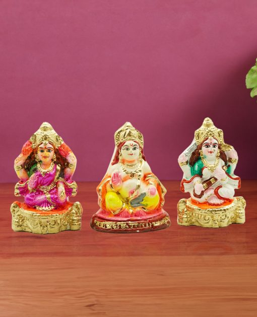 Kuber Lakshmi Saraswati Navarathri Golu Dolls