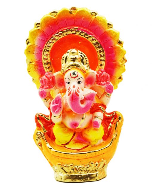 Lakshmi Ganesh Sitting on Boat Golu Dolls - Image 3