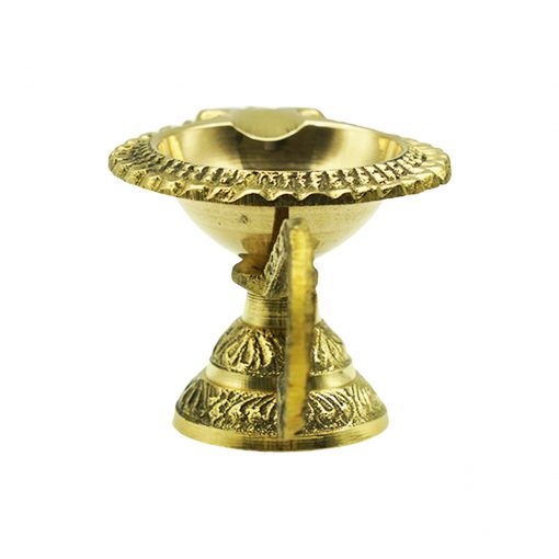 Brass Golden Diya for Temple Puja Room,Diya for puja. - Image 4