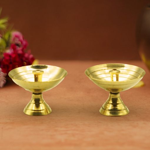 Brass Kamal Akhand Oil Lamp,Diwali diya