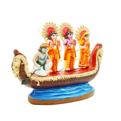 Rama Boat with Guhan set Golu Dolls - Image 4